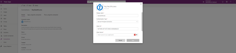 How to use Power Platform Custom Connector to Retrieve Secrets from ...